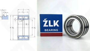 Подшипник  NNF5014ADB-2LSV радиальный роликовый 70-110-54 мм