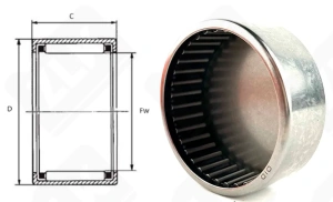 Подшипник BK4520 радиальный игольчатый 45-52-20 мм