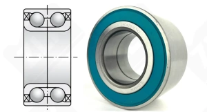 Подшипник DAC42800342 (BA2B309609A VKBA1319 21146660) радиально-упорный шариковый 42-80-42 мм