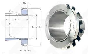 Втулка закрепительная H311 Neutral 50-55-45 мм
