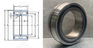 Подшипник SL05026EC3 радиальный роликовый 130-200-65 мм
