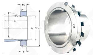 Втулка закрепительная H3126 (H3126) 115×130×92 мм