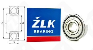 Подшипник 60302 (6302Z) радиальный шариковый 15-42-13 мм