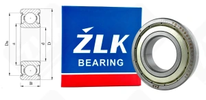 Подшипник шариковый 80207 (6207 ZZ/C3) 35×72×17 мм