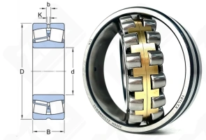 Подшипник 3509 H (22209CAW33,22209MBW33) радиальный роликовый самоустанавливающийся 45-85-23 мм