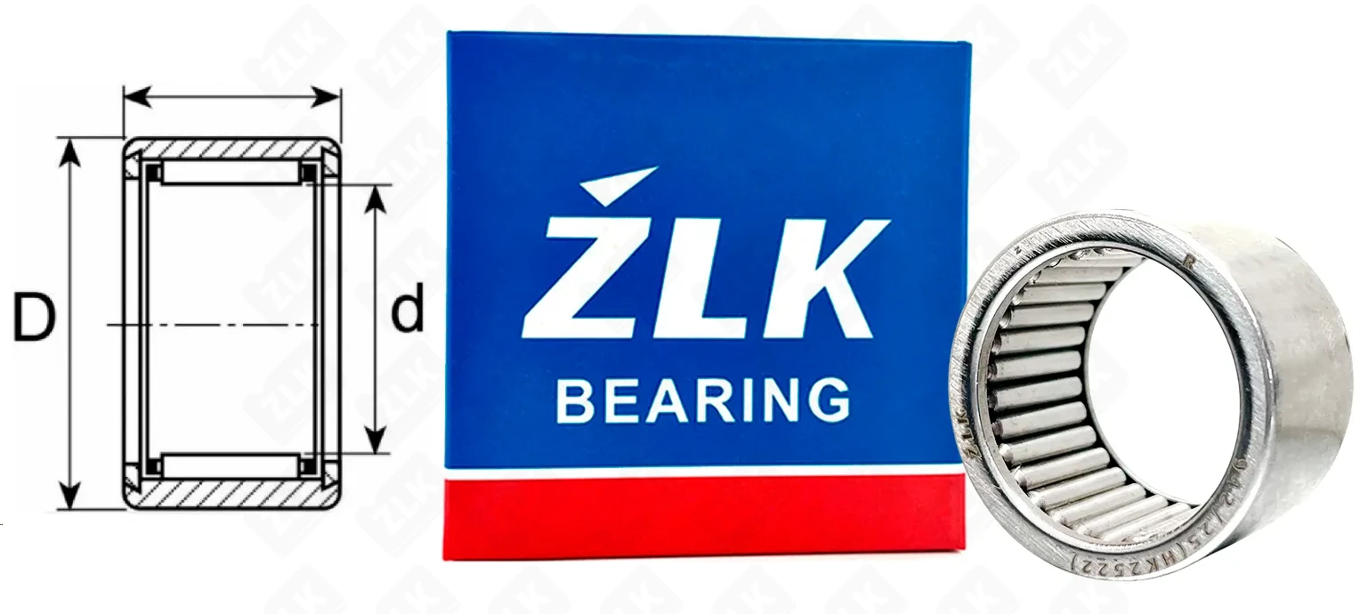 Подшипник игольчатый 942/25 (HK253222, HK2522) 25×32×22 мм ZLK