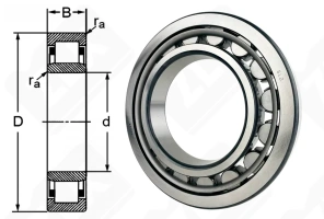 Подшипник 32228 (NU228) радиальный роликовый 140-250-42 мм