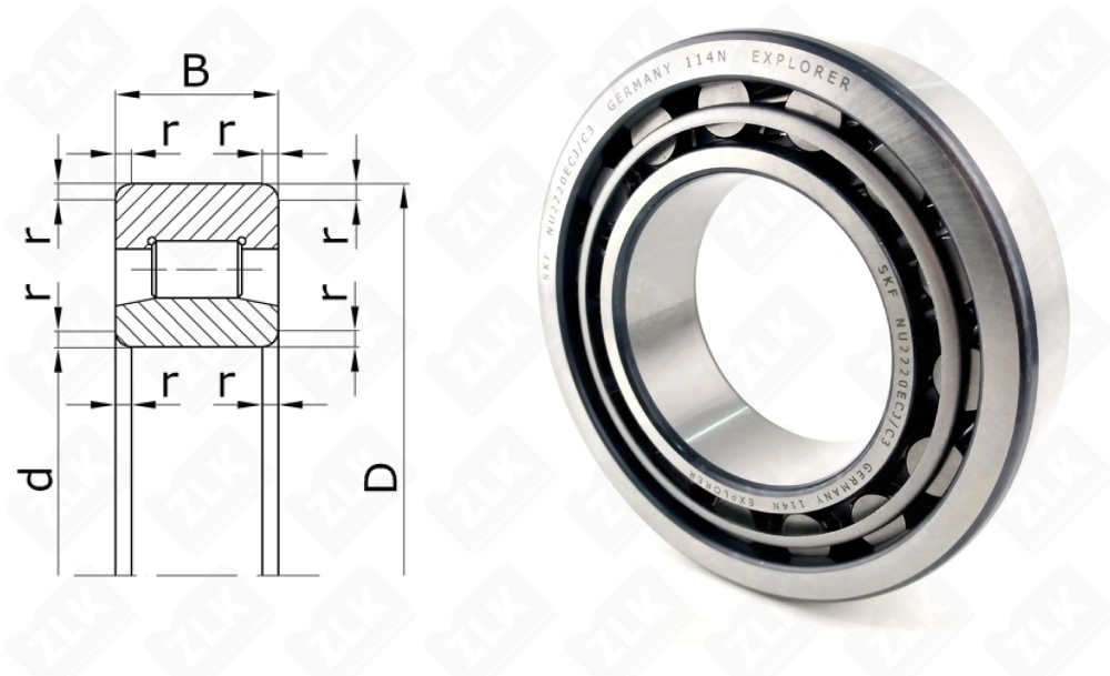 32520 (NU2220ECJC3) SKF