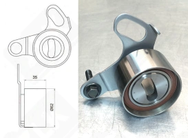 Подшипник 62TB0813B01B радиальный шариковый 31-62-43 мм