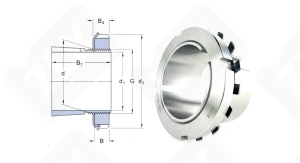 Втулка закрепительная H318 FBC 80-126-83 мм