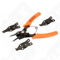 Съемник стопорных колец универсальный 4 насадки АвтоДело