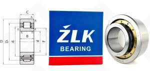 Подшипник 42618Л (20) (NJ2318ECМAC3) радиальный роликовый 90-190-64 мм