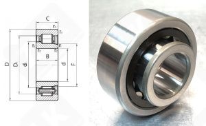 Подшипник 42606 (NJ2306Е) радиальный роликовый 30-72-27 мм