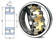 Подшипник роликовый 3507 H (22207CA/W33, 22207 MB/W33) 35×72×23 мм Россия