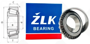 Подшипник 7526 (32226) радиально-упорный роликовый конический 130-230-67,75 мм