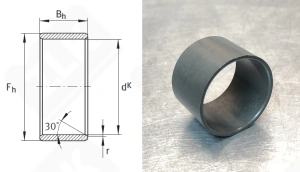 Втулка скольжения GSM-2528-20 Neutral 25-28-20 мм