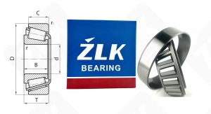 Подшипник 7514 (32214) радиально-упорный роликовый конический 70-125-33,25 мм