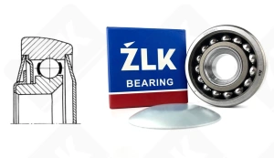 Подшипник 260705К1 радиальный шариковый 25-75-28,8 мм