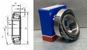 Подшипник LM501349/10 радиально-упорный роликовый конический 41,275-73,431-19,558 мм