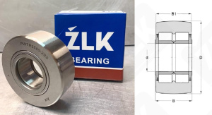 Подшипник PWTR17-2RS-XL радиальный роликовый 17-40-20 мм