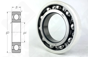 Подшипник 220 (70) (6220C3VL0241) радиальный шариковый токоизолированный 100-180-34 мм