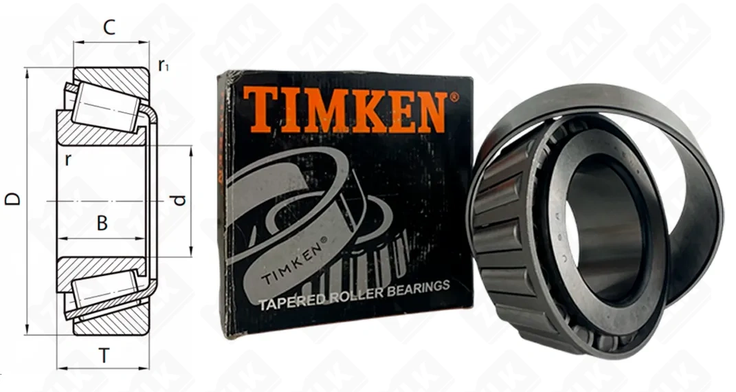 Подшипник роликовый (JH415647/JH 415610) 75×145×51 мм Timken оригинал