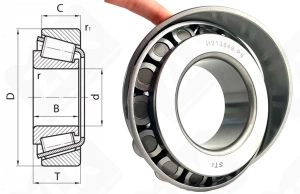 Подшипник H913849/H913810 радиально-упорный роликовый конический 69.85-146.05-41.275 мм