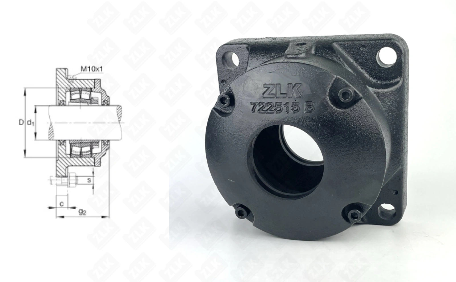 Разъемный корпус 722515B ZLK