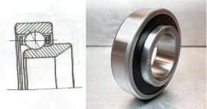Подшипник DG357222DWC4 радиально-упорный шариковый 35-72-22 мм