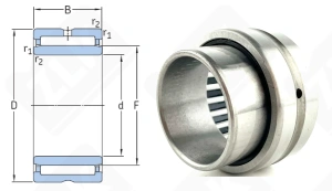 Подшипник NKI32/20 радиальный игольчатый 32-47-20 мм