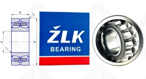 Подшипник 1153626Н (22326CCKW33) радиальный роликовый самоустанавливающийся 130-280-93 мм