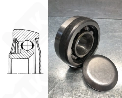 Подшипник 260805 радиальный шариковый 25-83-23/27 мм
