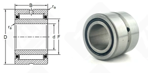Подшипник 4244902 K (NA4902) радиальный игольчатый 15-28-13 мм