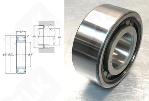 Подшипник 3056309 (M5309T) радиальный роликовый 45-100-39,7 мм
