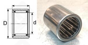 Подшипник HMK2030 радиальный игольчатый 20-27-30 мм
