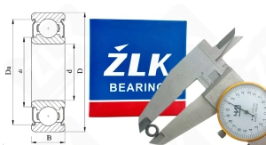 Подшипник MR106 радиальный шариковый гибридный 6-10-2,5 мм