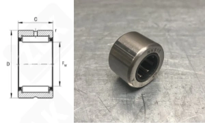 Подшипник NKS10 радиальный игольчатый 10-19-13 мм
