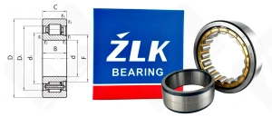 Подшипник 32536Л (20) (NU2236ECMAC3) радиальный роликовый 180-320-86 мм