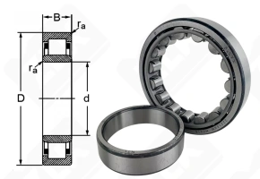 Подшипник 32215 (NU215) радиальный роликовый 75-130-25 мм