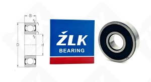 Подшипник 180201 Ш2 (62012RS) радиальный шариковый 12-32-10 мм