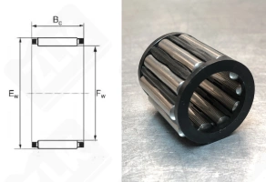Подшипник 864906Е радиальный игольчатый 31,675-46,814-44 мм