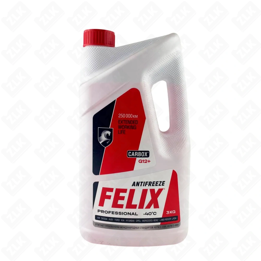 Антифриз 3л красный Felix-40 G12+
