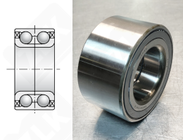 Подшипник DAC4075W2CS73 радиально-упорный шариковый 40-75-39 мм