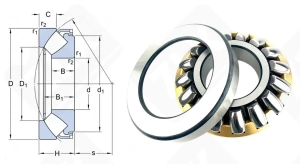 Подшипник 9039415 Л (29415M) упорный роликовый самоустанавливающийся 75-160-51 мм
