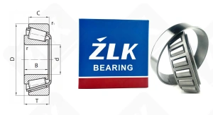 Подшипник 7515 (32215) радиально-упорный роликовый конический 75-130-33,25 мм