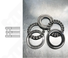 Подшипник 38217 (52217) упорный шариковый 70/85-125-55 мм