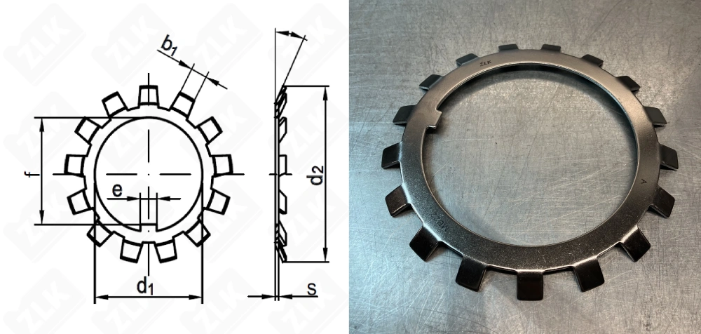 Стопорная шайба MB24 ZLK