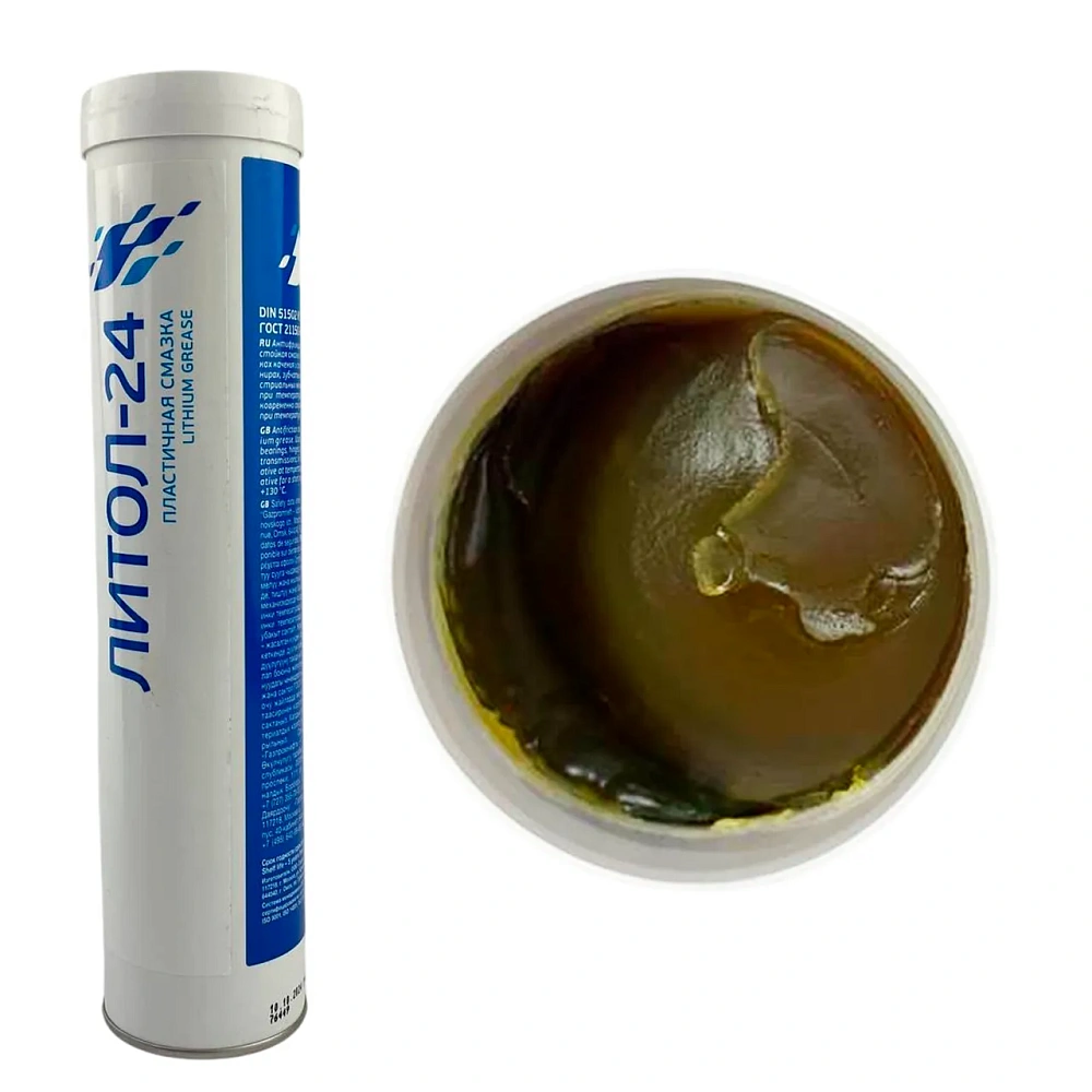 Смазка Литол-24 400г -40+120°С GAZPROMNEFT картридж (универсальная, литиевая, водостойкая)
