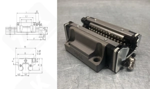Каретка линейная HSR25A1KK