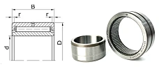 Подшипник игольчатый 4074110 (NAV4010) 50×80×30 мм FBC